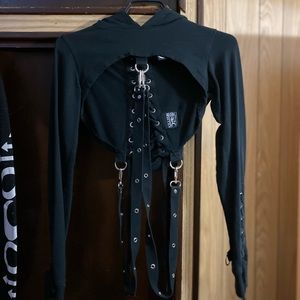 Killstar Verity cropped hoodie